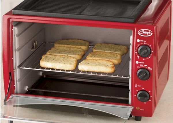 Ginnys Brand Double Decker Toaster Oven - Delicious Red