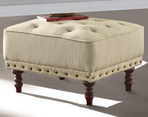 Nailhead Ottoman